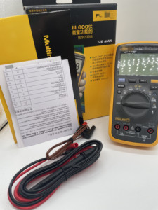 Многофункциональный цифровой мультиметр 17b Max для измерения напряжения (AC/DC), сопротивления, емкости и частоты - Product Image 6