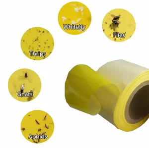 เทปกาวดักแมลงสีเขียวเหลืองแบบเจล ผลิตโดยผู้ผลิตจีน ขายตรง เป็นมิตรกับสิ่งแวดล้อม กันน้ำ - Product Image 1