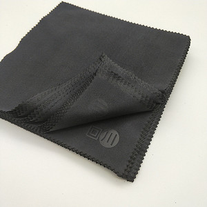 Ensemble de pochettes en tissu microfibre carré réutilisable, doux, à coupe droite, avec logo personnalisé en usine, prix de gros, emballé en carton - Product Image 3