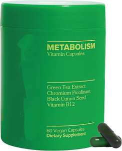 Envío desde Almacén en EE. UU., Suplemento para el Metabolismo Femenino - Energía, Reduce el Apetito, Metabolismo Saludable - Cápsulas Veganas, 30 Porciones - Product Image 1