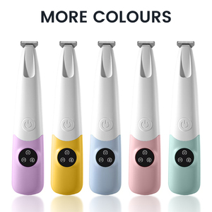 Afeitadora de pelo para mascotas de bajo ruido PRITECH, recortadora de patas de perro recargable para aseo con luz LED - Product Image 5