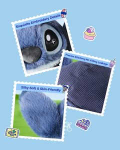 Miniso Premium Boba Peluche <span class=keywords><strong>Lilo</strong></span> & Stitch Sudadera Personalizada con Capucha, Animal de Peluche de 14 Pulgadas, Juguete Suave, Regalo para Fans, Niños y Adultos - Product Image 4