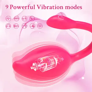 HMJ Masaje vaginal femenino Estimulador de clítoris APP Control remoto Mujer Para Mujer Saltar Huevo Vibrador App Control Juguetes sexuales en línea