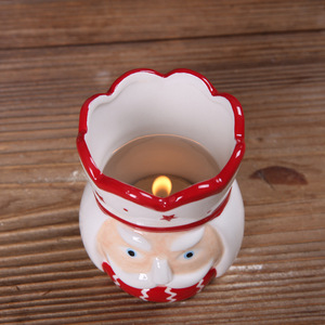 Giáng sinh <span class=keywords><strong>Nutcracker</strong></span> Soldier gốm kẹo lưu trữ Jar Xmas thủ công đồ trang trí nến - Product Image 5
