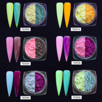 Pigment photochromique sensible à la lumière du soleil, poudre à ongles photochromique changeant de couleur sous la lumière UV