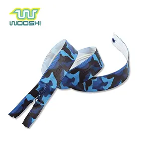 Color Reverse Water Zipper Resistente para Camuflagem Vestuário Camuflagem Alta Qualidade Personalizado À Prova D' Água Sustentável Nylon
