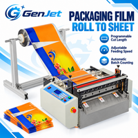 Machine de découpe automatique rouleau-à-feuille avec largeur de travail de 500 mm et comptage par lots pour film bulle et film d'emballage plastique