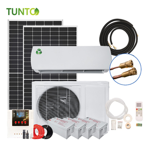 เครื่องปรับอากาศพลังงานแสงอาทิตย์ 100% บริสุทธิ์ 12000BTU 18000BTU DC48V แบบออฟกริด พร้อมแบตเตอรี่เจลสำหรับติดตั้งแบบแยกส่วนบนผนังบ้าน - Product Image 5