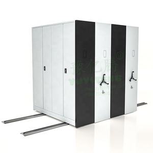 Estantería de Metal para biblioteca, mueble de oficina moderno, armario de archivo compacto movible, 6 estantes (se puede personalizar) 235mm - Product Image 4