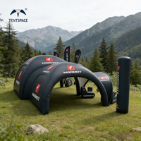 Tente Gonflable Portable pour Salons Professionnels, Événements Extérieurs, Étanche, Résistante aux UV, Publicité Extérieure Gonflable