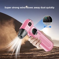 Souffleur turbo haute pression suralimenté, extrême, 130 000 tr/min, mini souffleur d'air comprimé rechargeable, lumière LED, vent à 45 m/s