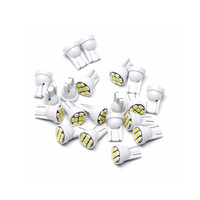 Bombilla LED T10 1206 8SMD para Coche, 12V, 168 194 501, Blanca, Amarilla, Azul, para Lectura, Reversa, Matrícula, Puerta Lateral