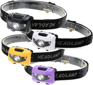 Lampe frontale LED 3W ultra-légère et étanche pour la randonnée, le cyclisme, la pêche nocturne et le camping – Vente en gros - Product Image 3