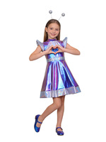 Costume futuriste métallique pour femme, robe courte brillante en une seule pièce pour cosplay, soirée fantaisie, spectacle sur scène
