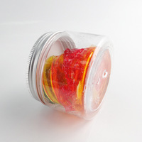 Bocaux pour aliments pour animaux de compagnie en PP durables personnalisés avec couvercles, boîte transparente pour chats et chiens, bouteille de stockage portable, récipient en plastique vide