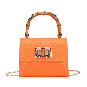 Acrílico Patrón de cocodrilo Nuevo bolso de gelatina Mini bolso cruzado Bolso de hombro para mujer - Product Image 3