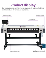 Impresora de Inyección de Tinta para Pancartas y Vinilos XP600 I3200 de Graphking Factory, Impresora de Rollo a Rollo de 1.6m con Tecnología UV