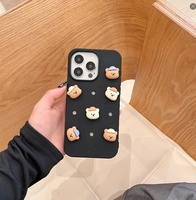 Nueva Llegada, Fundas 3D para Teléfono Móvil DIY para iPhone 13 14 15 16 Pro Max, Divertidas Carcasas Protectoras de Silicona Suave con Dibujos Animados