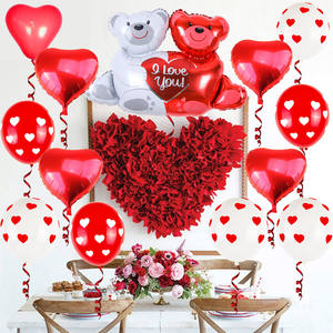 Nouveau Ballon Imprimé Love 12 "18" Love Hug Bear Confession Décoration de Mariage Confession Ballon Saint Valentin - Product Image 2