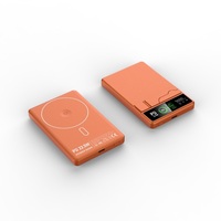Batterie externe semi-solide 5000 mAh personnalisée 3-en-1 avec chargeur magnétique portable sans fil pour téléphone, montre et écouteurs