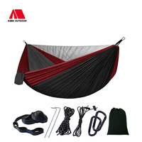 Parachute extérieur ultra-léger plat en Nylon Double Portable pliable Parachute balançoire hamacs raboteuse