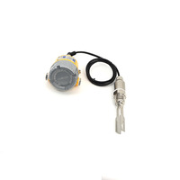 Sonde en acier inoxydable 316 boîtier en alliage d'aluminium 10m sortie de relais de câble IP65 conception d'avertissement jaune niveau de Type fendu