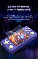 Consola de Juegos Portátil XF35H, Pantalla IPS de 3.5 Pulgadas, Reproductor de Videojuegos Retro Linux, Venta al por Mayor