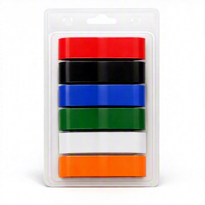 Bande de protection en silicone colorée pour poignées d'exercice, durable et antidérapante, pour équipement sportif - Product Image 2