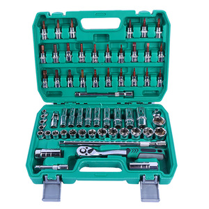 Zhongfei Socket Wrench 1/2 In 61 Piece Vanadium Steel Auto Repair Kit Mechanical Automotive Tools - Product Image 4