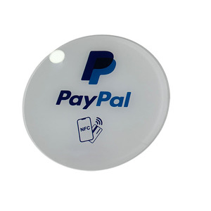 <span class=keywords><strong>Nfc</strong></span> Tags Vervaardigt Groothandel Programmeerbaar Acryl 3.93 Inches <span class=keywords><strong>Nfc</strong></span> Ronde Tiktok Volg Plaat 100Mm - Product Image 4