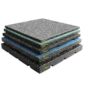 Cao su Patio gạch đường lái xe tái chế cao su paver cho vườn cảnh quan