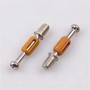 אביזרי חומרה לרהיטים 4.8 סוג פלדת פחמן מיניפיקס מכלול בורג חיבור דפיקה מנעולי פקה עם פלסטיק - Product Image 1