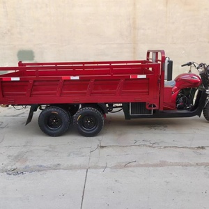 Tricycle de fret à 9 roues avec double essieu arrière, refroidissement par eau 350CC, personnalisé - Product Image 5