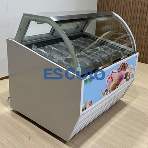 Display Gelato 12 vassoio per uso commerciale per frigorifero con Display ghiaccioli a bassa temperatura - Product Image 4