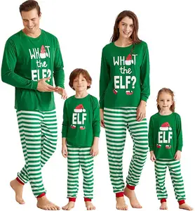 Matching Family Christmas Pajamas Wholesale Family Matching Pajamas Cotton Polyester Christmas Pajamas Sets