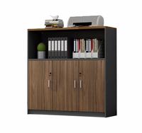 Archivador de Oficina Bajo de Acero con Cerradura - Solución Comercial para Almacenamiento de Archivos
