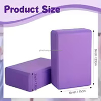 Ensemble d'accessoires de yoga sur mesure, blocs en mousse EVA haute densité, tapis antidérapant pour l'exercice quotidien et l'entraînement sur banc de musculation