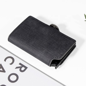 RFID Blocking Bifold Credit Card Holder Front Pocket <b>Wallets</b> <b>Ladies</b> Shield <b>Wallet</b> Slim Pop up Leather <b>Wallet</b> - Product Image 3