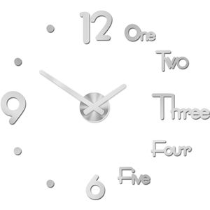 Modern Design Home Decorative Wall Sticker <strong>Clock</strong> 3D Frameless Large <strong>DIY</strong> Wall Acrylic Wall <strong>Clock</strong> - Product Image 3