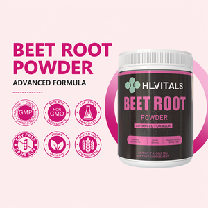Poudre de racine de betterave en marque privée pour la santé cardiaque, le soutien de la circulation, stimulant d'oxyde nitrique, complément alimentaire végétalien - Product Image 4