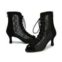 2024 Style chaud dames chaussures de danse à talons hauts de haute qualité en cuir véritable respirant caractéristiques doublure confortable très populaire