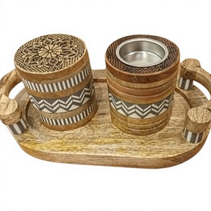 Sandalwood Incense Burner Bakhoor Artistic Detailing Handmade Eco-Friendly Natural Durable for Religious Use Gifting Home <b>Decor</b> - Product Image 4