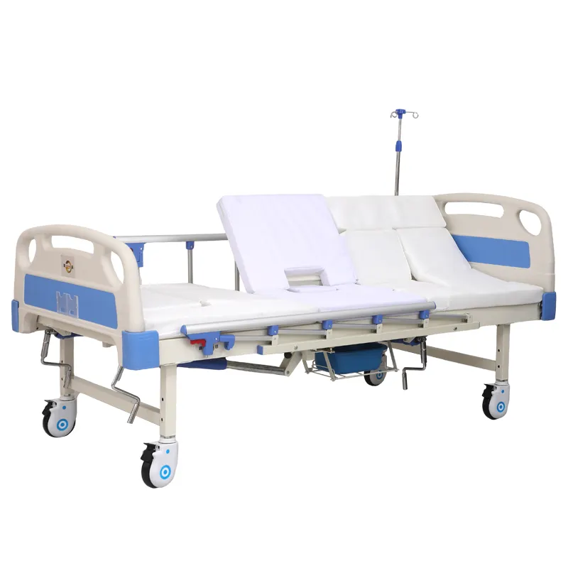 Tuyệt vời nhà máy sản xuất giá thấp bán hàng trực tiếp Chất lượng cao bệnh viện chăm sóc bệnh nhân Hướng dẫn sử dụng giường y tế trong kho