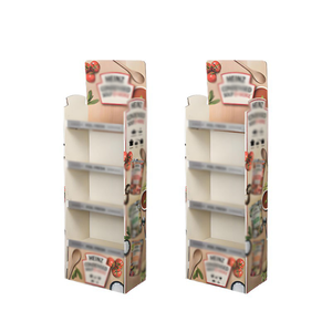 纸板展示架超市促销多层展示柜便利店零食饮料玩具展示柜 - Product Image 1