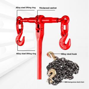 <span class=keywords><strong>Tensor</strong></span> de Cadena con Trinquete para Camión, Gancho Reforzado de Manganeso de Alta Resistencia, Cuerda de Amarre - Product Image 2