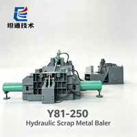 Presse à balles hydraulique automatique TANTONG à haute compression pour la compactation de ferraille, copeaux d'aluminium et de cuivre - Prix de gros
