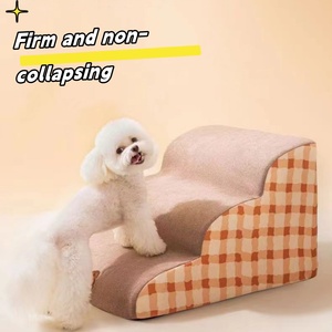 Luxury <b>Dog</b> <b>Beds</b> Wholesale High Density Foam Pet Stairs Removable Pets Ladder <b>Dog</b> Ramp <b>for</b> High <b>Bed</b> <b>Sofa</b> and Small <b>Dogs</b> - Product Image 6