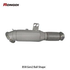 B58 Gen2 Downpipe for BMW M340i X740i 540i 440i X440i 840i 3.0T 2020-2023 304 Stainless Steel Exhaust Pipe - Product Image 1