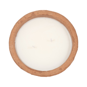 Terracotta Scented <b>Candle</b> Bowl <b>Small</b> Votive For Living Room Bedroom Bathroom Decor - Product Image 6