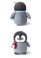 Peluche petit pingouin, animal marin de dessin animé, pêcheur de poissons, en coton PP, tissu super doux, poupée en tissu pour bébé 0-24 mois, vente en gros